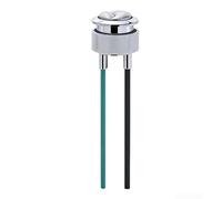 Bouton de chasse d'eau double 38 mm pour réservoir Geberit | Convient aux trous de 38 à 42 mm, mécanisme à deux boutons, fermeture à écrou, résistant à la rouille