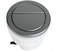 Bouton de chasse d'eau pneumatique double 72,5-80 mm ABS mat et miroir | ABS haute résistance qui s'adapte aux trous de 72,5 à 80 mm avec économie d'eau et chasse complète et installation sans outil