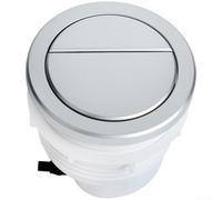 Bouton de chasse d'eau pneumatique double 72,5-80 mm ABS mat et miroir | ABS haute résistance qui s'adapte aux trous de 72,5 à 80 mm avec économie d'eau et chasse complète et installation sans outil