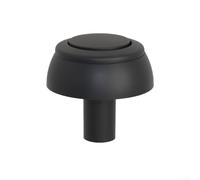 Bouton de chasse d'eau Siamp pour réservoir de toilettes Storm 33 A, bouton poussoir chromé de rechange pour trous de réservoir standard de 38 mm à 44 mm (B)