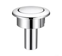 Bouton de chasse d'eau simple réactif | Brillant, résistant à l'oxydation, brillant lisse, humide sans danger pour la salle de bain, durable