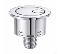 Bouton de commande de chasse d'eau pour modèles de toilettes Roca A822505500 avec double mode de fonctionnement pour préserver les ressources en eau (chromé)