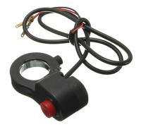 Bouton de commande de klaxon électrique - Interrupteur d'arrêt du moteur de moto - Montage sur guidon - Démarrage étanche - Module de presse - Dispositif de signal compact du véhicule - Configuration