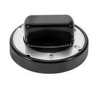 Bouton de Commande pour Cuisinière à Gaz, Noir, Abs, 70 Mm | Résistant à Haute Température, Trou Intérieur de 70mm, pour Gril et Brûleur, Installation Simple