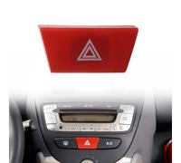 Bouton de commutateur de feu de détresse Compatible avec Toyota Aygo pour Les véhicules de la série C1 et 107 Plate-Forme années de modèles 2005 à 2014 Ajustement Exact