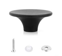 Bouton de couvercle de casserole en bakélite - Poignée amovible de rechange résistante à la chaleur pour cocotte - Noir