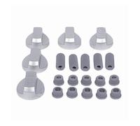 Bouton de cuisinière universel plat orientable inox kit 5 pièces BOUCUIS4 0-360°C