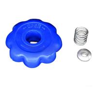 Bouton de cylindre d'argon 8 x 8 mm pour soudure et cylindre à argon (ensemble bleu)