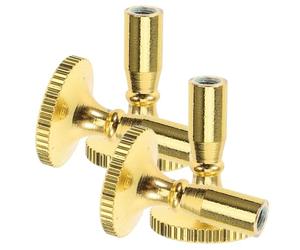 Bouton de Douille 4 Pièces en Cuivre E26, Réglage Lumineux | Remplacement de L’interrupteur, Contrôle Précis Marche Arrêt, pour Lampadaire et Douille à Rotation, Couleur Or