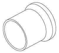 bouton de Ideal Standard M4, A963537, chromé A963537AA