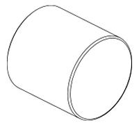 bouton de Ideal Standard M4, chromé A960562AA