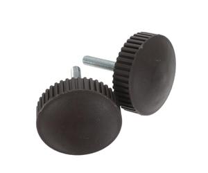 Bouton de Maintien de Chaise Hamac Noir en Plastique et Fer | Pièces de Balancelle D'extérieur, Fixation Stable et Réglage Facile, Format 7,00x5,80x5,80cm