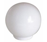 Bouton de meuble boule hêtre laqué blanc-diamètre 35mm CADAP