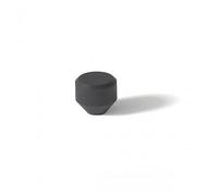 Bouton de meuble Mesh - en aluminium - finition noir mat - D26 H23 ESTAMP
