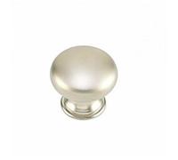 Bouton de meuble plat en laiton-nickelé mat HETTICH