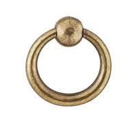 Bouton de meuble Rond vieil or zamak H.36 x l.35 x P.13 mm
