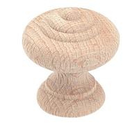 Bouton de meuble rustique en bois brut poncé HT34 D.40 CADAP - Bois de hêtre - 7040