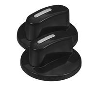 Bouton de Minuterie de Remplacement 2 Pièces Abs Noir 6 Mm | Axe, Alésage Intérieur 6mm, Réglage Précis, Installation Simple pour Appareils Cuisine