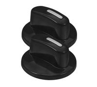 Bouton de Minuterie pour Four en Abs Noir, Lot de 2, Axe 6 Mm