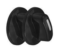 Bouton de Minuterie pour Four et Cuisinière 6mm Noir Abs 2 Pièces