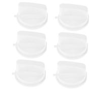 Bouton de Minuterie pour Micro-ondes, Poignée, Lot de 6, Blanc | Plastique, Commande Simple, Compatible Four et Appareil, Nettoyage Facile, Usage Courant, Taille Standard