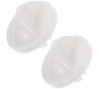 Bouton de Minuterie pour Ventilateur Abs Blanc 2 Pièces Ambiance Estivale | Dispositif de Commande du Ventilateur, Arrêt Automatique, Usage Bureau et Extérieur