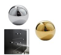 Bouton de placard à boule en laiton Ginkgo pour armoire, tiroir, porte, matériel de mise à niveau sur placard, chaussures, bibliothèque