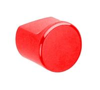 Bouton de placard HEAUME diamètre 32mm polyamide rouge - - 008187