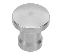 Bouton de Porte de Cheminée en Acier Inoxydable, 0,8cm Fileté | Finition Argentée, Pose Rapide et Entretien Facile, pour Porte de Foyer, Usage Domestique ou Industriel