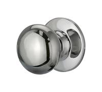 Bouton De Porte Factice, Chrome Poli, Intérieur Classique, Simple Face | Non tournant, look traditionnel, placard coulissant, garde-manger en lin, installation simple, usage domestique