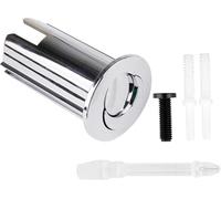 Bouton de rechange pour robinet de chasse d'eau Roca - Bouton poussoir double poussoir - Bouton de chasse d'eau compatible avec Roca AH0002000R - Double bouton long