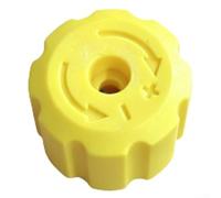 Bouton de réglage du pot en mousse jaune pour nettoyeur haute pression Accessoires en mousse Couvercle supérieur en plastique pour cadran Pièce de rechange Équipement de nettoyage de jardin Compatible
