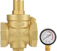 Bouton de réglage en laiton durable avec soupape de réduction de pression de débit réglable, réducteur, utilisation à domicile pour la plupart des appareils à eau du robinet