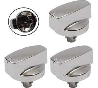 Bouton de réglage universel pour four, en zinc/chromé