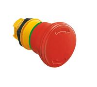 Bouton de sécurité rouge 40mm, déverrouillage à tour de rôle, pour LPCB6644