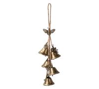 Bouton de sonnette de porte élégant en fer rustique pour décoration | Carillon éolien sorcière pour jardin, boutique, hôtel