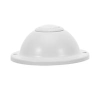 Bouton de Sonnette Mural à LED, Filaire, Rond, Métal | Style Vintage Élégant, Finition Fer, Blanc et Jaune, pour Porte Peinte, Entrée de Boutique, Extérieur