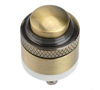 Bouton de sonnette rond en laiton de 16 mm pour systèmes de contrôle d'accès 36 VDC 2 A Max Interrupteur momentané à réinitialisation automatique avec contact argenté doré