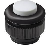 Grothe Bouton de sonnette simple 61031 noir/blanc 12 V/1,5 A