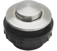 Grothe Bouton de sonnette simple 62006 acier inoxydable 12 V/1,5 A