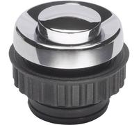 Bouton de sonnette simple Grothe 62054 chrome 12 V/1,5 A