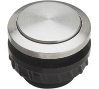 Bouton de sonnette simple Grothe 62060 acier inoxydable 12 V/1,5 A
