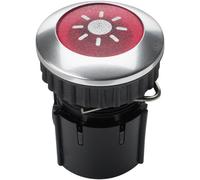 Bouton de sonnette simple Grothe 63022 aluminium 12 V/1,5 A