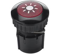 Bouton de sonnette simple Grothe 63032 noir 12 V/1,5 A