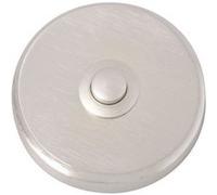 Heidemann Bouton de sonnette Wien 70083 nickelé 24 V/1 A Ø 64 mm