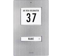 M-E Modern Electronics Bouton de sonnette simple KT 1-EG acier inoxydable 12 V/1 A