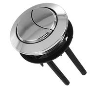 Bouton Double Chasse D’eau Wc Rond à Tige Longue pour Réservoir | Pose Facile, Pièce, Adapté aux Vannes Double Flux, ABS, Diamètre D’installation 5,7 à 6,6cm, Réparation