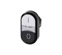 Bouton-poussoir à double touche Siemens 3SU1001-3AB61-0AK0 1 pc(s)