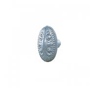 Bouton double - en fonte orné - gris BOUVET