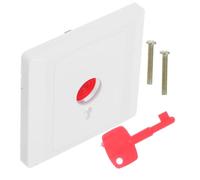 Bouton D'urgence Manuel D'appel Secours, Alarme Incendie ABS | Réponse Rapide et Alerte Précoce e Réinitialisation Réutilisable Incluse, Usage Mural Intérieur